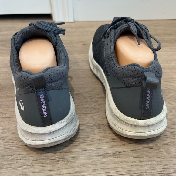 Wolverine Duraspring CarbonMAX Safety Toe Shoes Womens 8 W Black Gray Lace Up - Picture 7 of 9